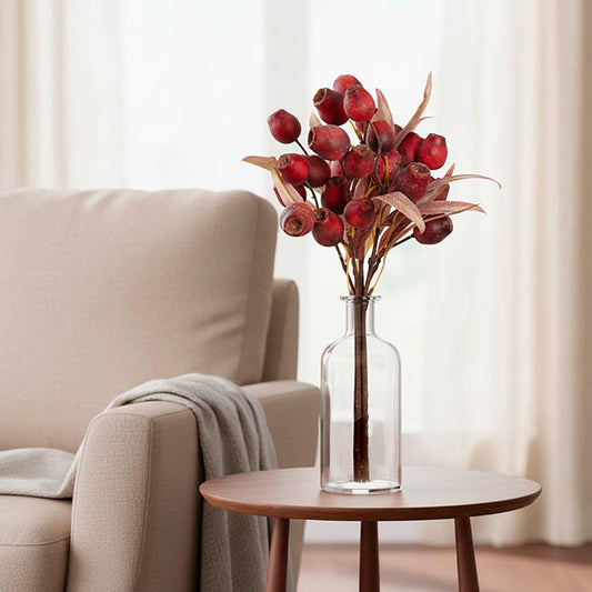 Native Gumnut Bunch Dark Red (41cmH)