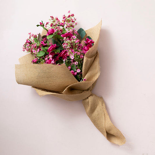 Gypsophila Baby's Breath Flower Spray Fuchsia (69cmH)