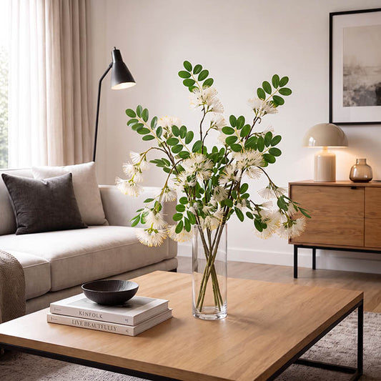 Flowering Gum Spray White (73cmH)