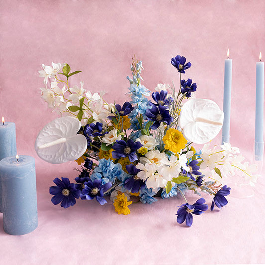 Cosmos Spray Cobalt Blue (62cmH)