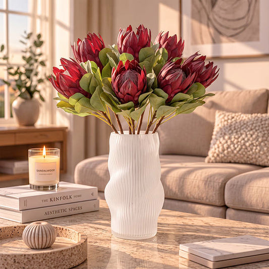 Native King Protea Real Touch Dark Red (73cmH)