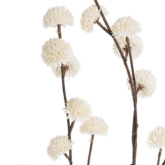 Chrysanthemum Pom Pom Spray White (4cmDx110cmH)