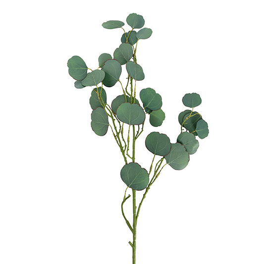 Real Touch Double Faced Eucalyptus Spray Dark Green (80cmH)