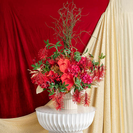 Artificial Curly Willow Branch Brown (140cmH)