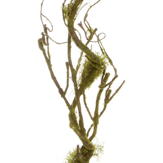 Artificial Moss Twig Branch Brown (117cmH)