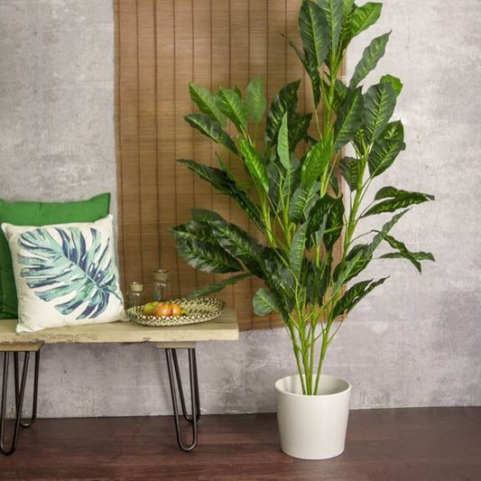 Artificial Dieffenbachia Potted Plant Green (150cmH)