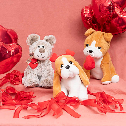 Love Puppy Mars Plush Soft Toy Brown (24cmST)