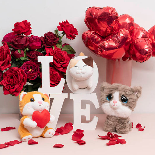 Cat Luna Plush Soft Toy Grey (24cmST)