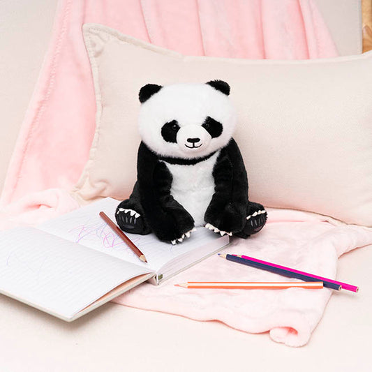 Panda Pow Plush Soft Toy Black & White (20cmST)
