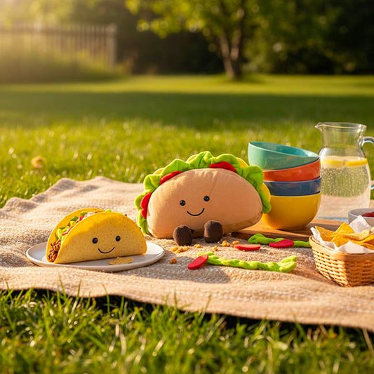 Mr Tacos Plush Soft Toy Brown (22x13cm.ST)