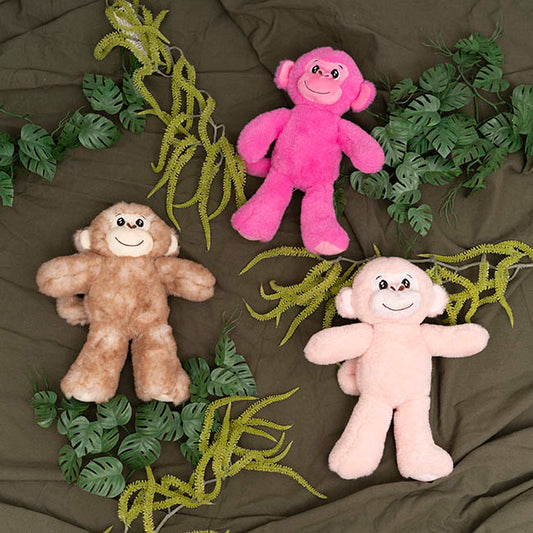 Monkey Sammy Plush Soft Toy Soft Peach (20cmST)