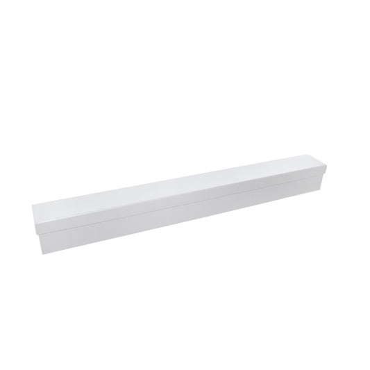 Glossy Rose Box Single White (71x8x7cmH)