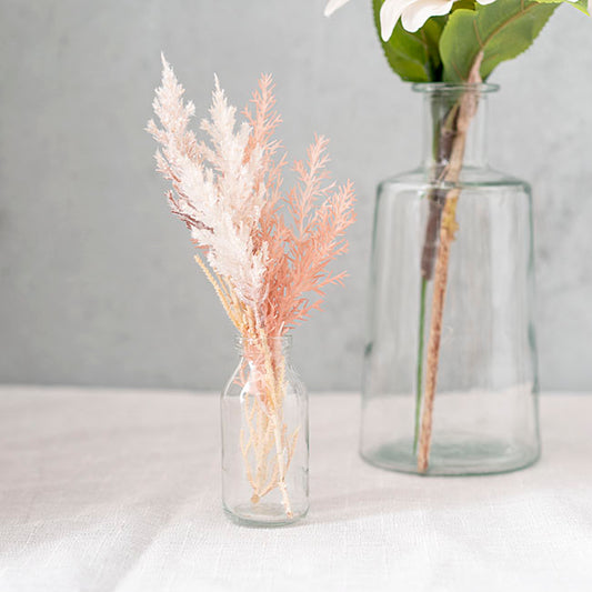 Glass Classic Milk Bottle Clear (5x10cmH)