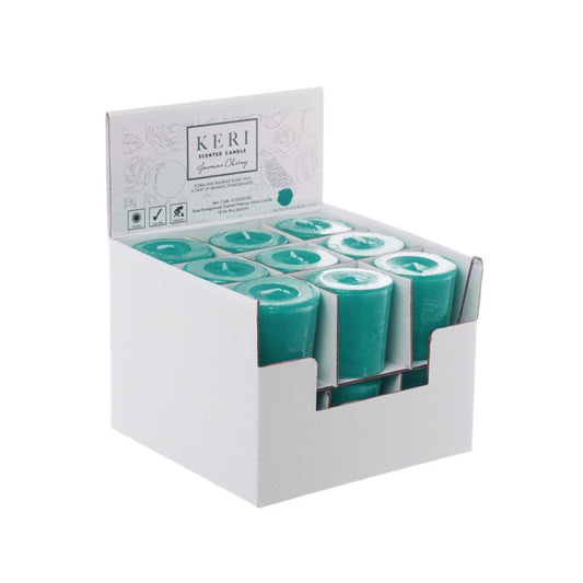 Premium Scented Votive Candle Jasmine & Cherry 12 Hours