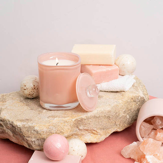 Scented Jolly Candle Jar Pink (8.2x9.2cmH) 200g