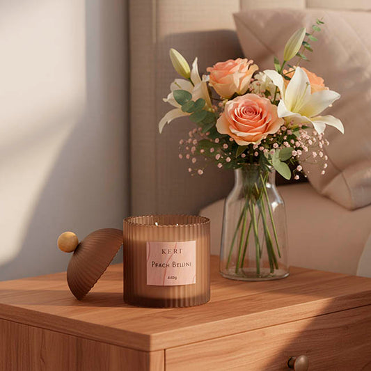 Scented Candle Alder & Pine Collection Peach Bellini 440g