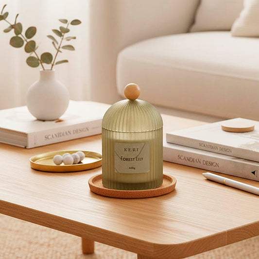 Scented Candle Alder & Pine Collection Forest Lily 440g