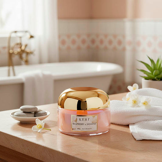 Scented Candle Lumi Collection Raspberry & Jasmine 185g