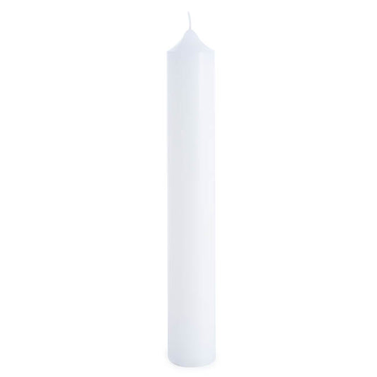 Church Pillar Candle White (7x40cmH) 180Hr