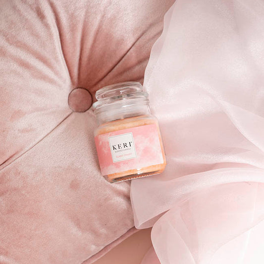 Scented Candle Bubble Jar Sweet Dream (6Dx8.5cmH 90g)