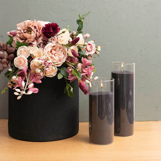 Crystal Natural Candle Sand Wax with 120 Wicks Black (3kg)