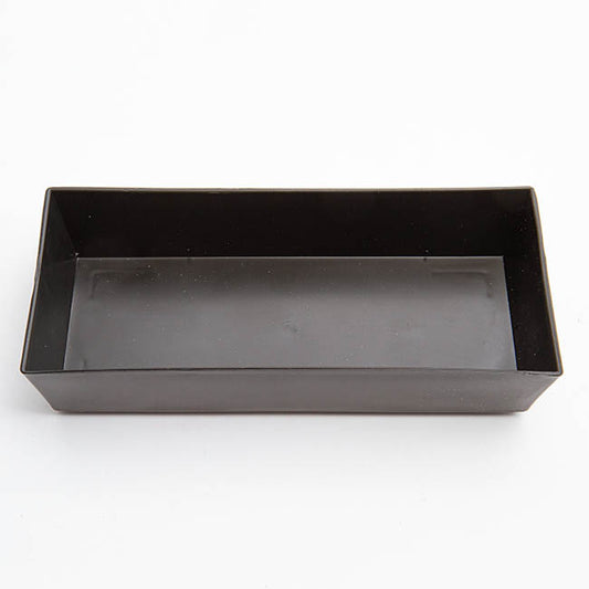 Tray Plastic Rectangle (27x13x5cmH) Black