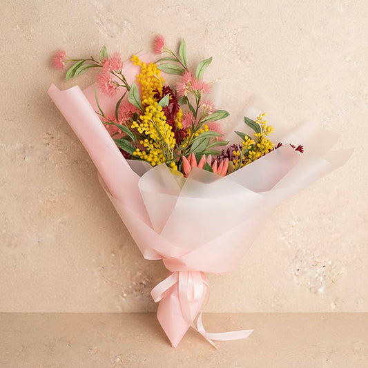 Cello Frosted 50mic Ombre Effect Light Pink Pk100 (50x70cm)