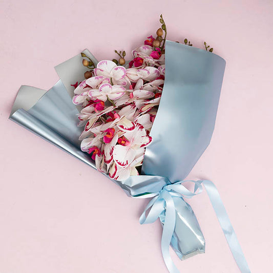 Cello Metallic Fusion 65 micron Amaze Blue Pack 40 (58x58cm)