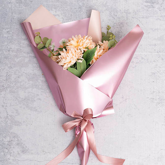 Cello Metallic Fusion 65 micron Lily Blush Pack 40 (58x58cm)