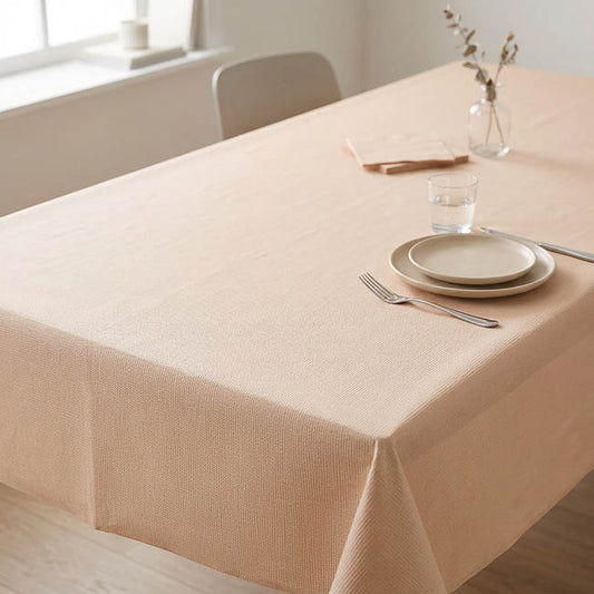 Lux Paper Tablecover Rectangle Sand Beige (2.7m)