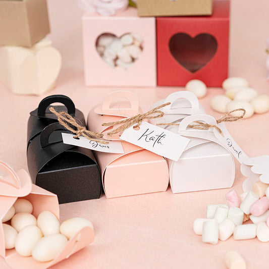 Bomboniere Chocolate Petite Box Black Pk20 (45x45x60mmH)