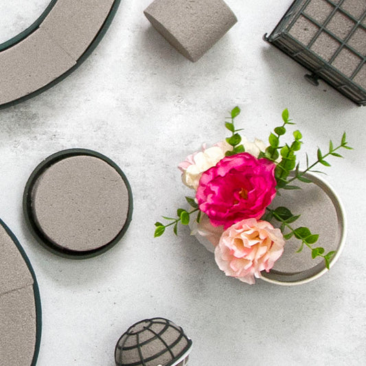 Dry Strass Posy Pad Mini (12Dx5cmH)