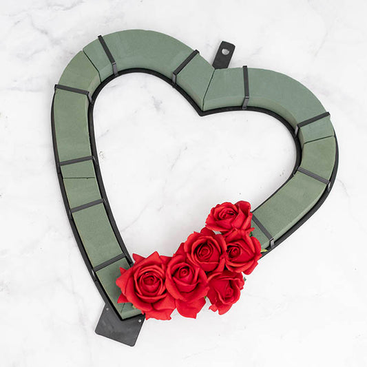 Strass Open Heart Snap-Fit Extra Large (47.5cm)