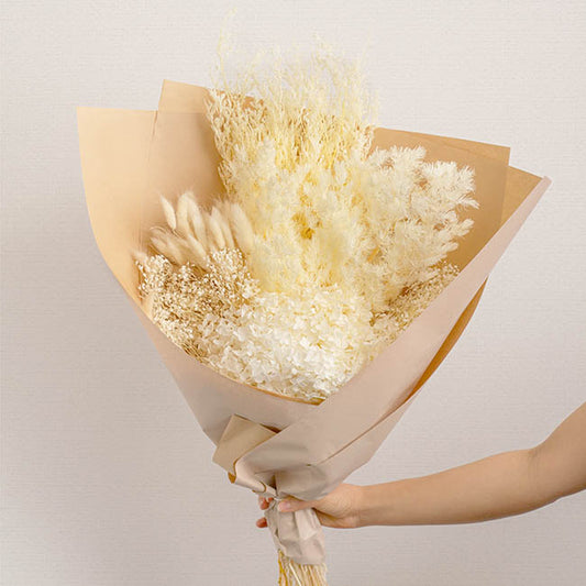 Preserved Dried Sea Lavender Bunch 100g White