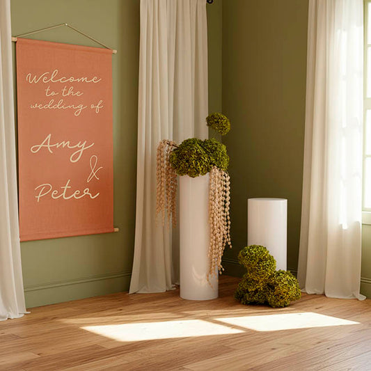 Preserved Dried Anna Hydrangea Stem Large Soft Green (68cmH)