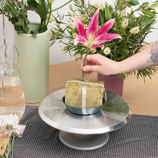 Plastic Posy Base Pack 5 Size 2 Extra Small (14Dx3cmH)