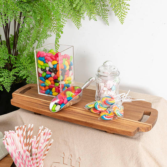 Acacia Wood Serving Board Stand Brown (48x20x5cmH)