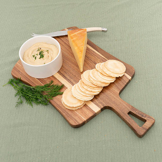 Acacia Wood Charcuterie Paddle Board Brown (22x35x1.5cmH)