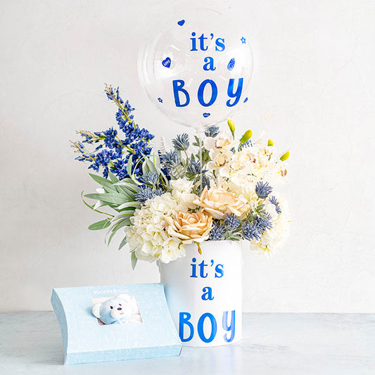 Sticker It's a Boy Pack 10 Baby Blue (20x28cmL)