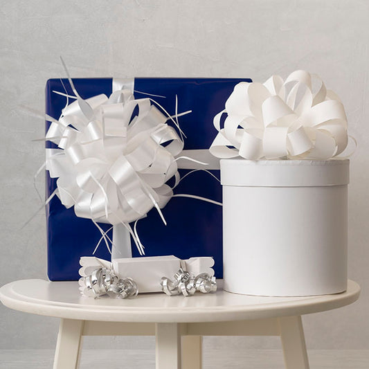 Tear Ribbon Florists Hampers Gifts White (30mmx91m)