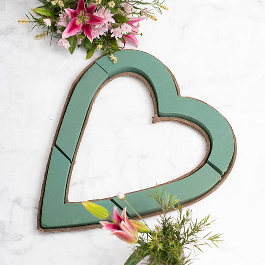 Strass Open Heart Jumbo Mache Base (61cm)