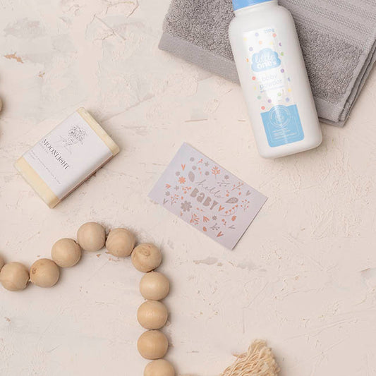 Cards Hello Baby Neutral Autumn Leaves (10x6.5cmH) Pack 50