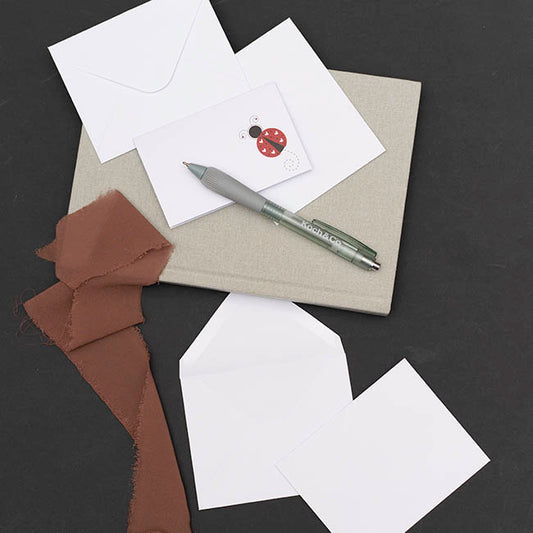 Gallery Gift Card & Envelope Lady Beetle Pk25 (10x6.5cmH)