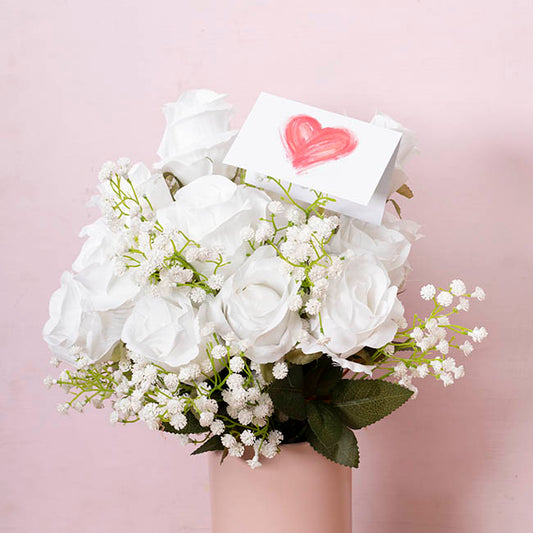 Gallery Gift Card & Envelope Painted Heart Pk25 (10x6.5cmH)