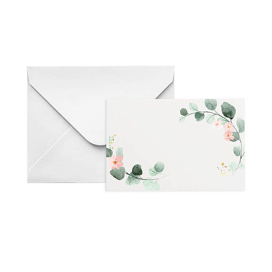 Gallery Gift Card & Envelope Leaf Sprays Pk25(10x6.5cmH)