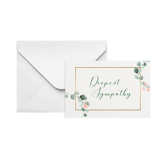 Gallery Gift Card & Envelope Sympathy Spray Pk25(10x6.5cmH)