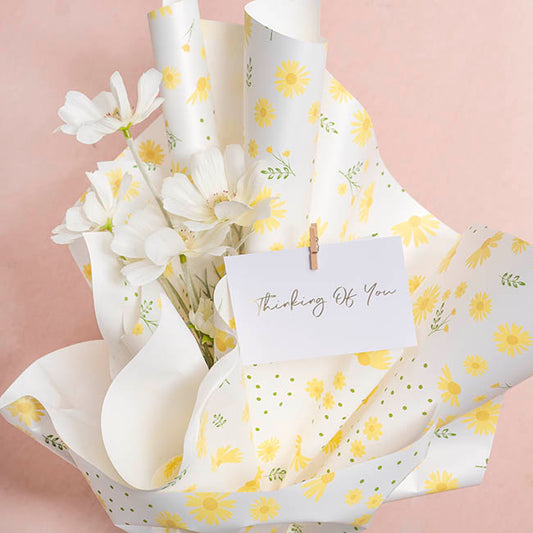 Gold Foil Card & Envelope Thinking of You Pack25 (10x6.5Hcm)