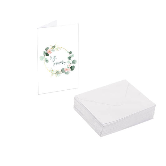 Classic Gift Card & Envelope Sympathy Wreath Pk25(6.5x10cmH)