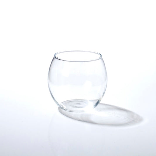 Glass Votive Candle Holder Sphere Clear (8x7cmH)