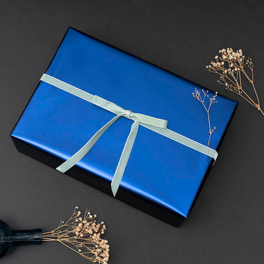 Wrapping Paper Platinum Foil Matte Sapphire (70cmx20m)